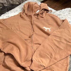 PINK Victoria's Secret Tan Hoodie
